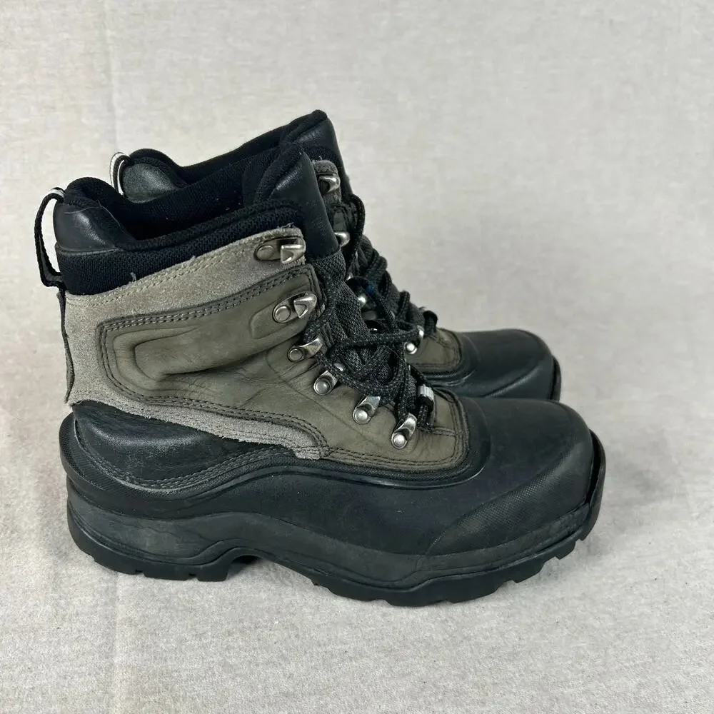 Lands End Mens Hiking Boots‎ Shoes Size 7.5B Waterproof Mid Camping Outdoors